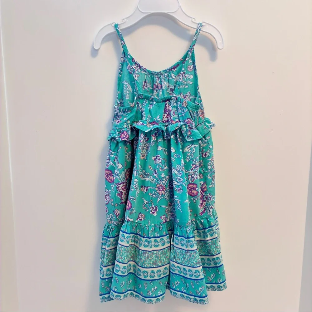 OshKosh B'gosh Sun Dress Bundle Turquoise Floral/ Tiered Gauze/ Stripe Size 3T